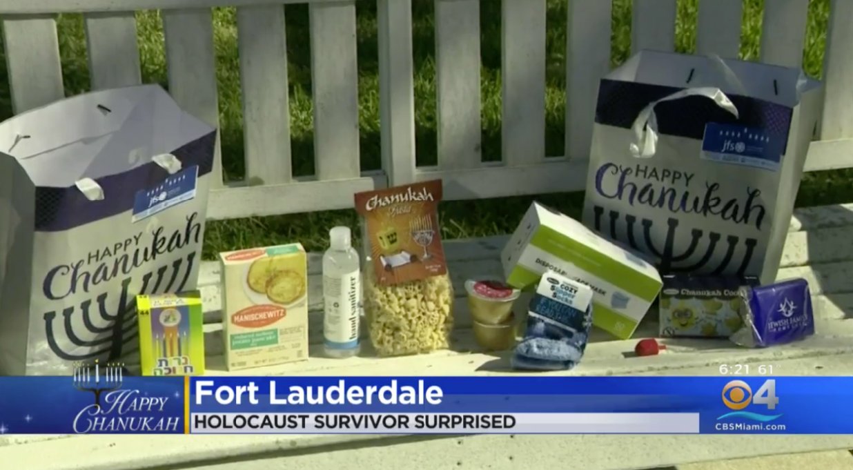 Hanukkah Comes Early For 92-Year-Old South Florida Holocaust Survivor