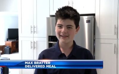 Goodman Jewish Family Services delivers a special High Holiday meal for a Holocaust survivor